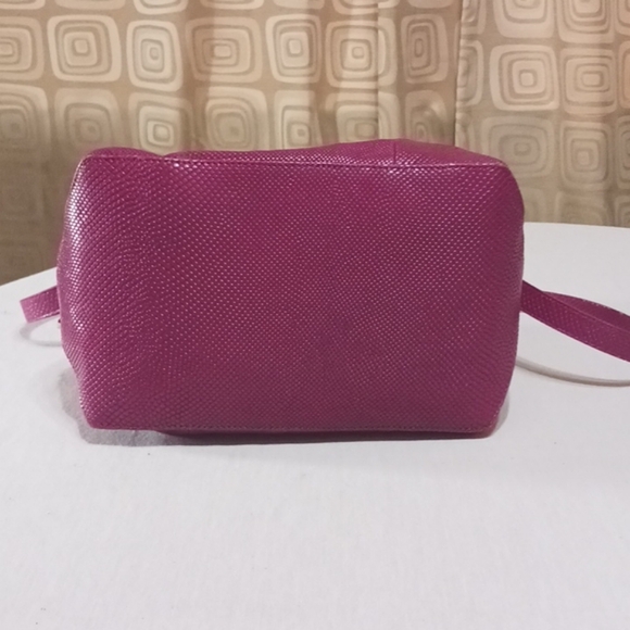 Lauren Merkin Patent eather Snake Embossed Shoulder Bag - Picture 4 of 12